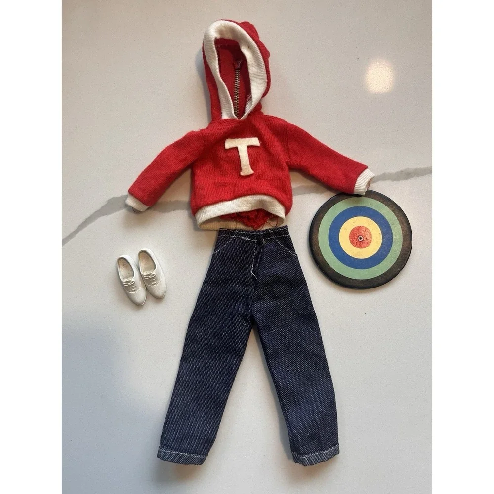 Ideal Tammy Beau And Arrow Set #9117-3 1960'S Jeans Sweatshirt Shoes Target Vtg